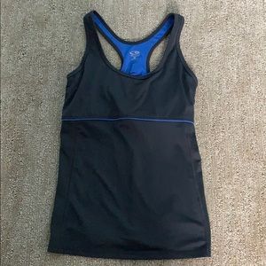 Champion Grey Built-In Sports Bra Workout Tank